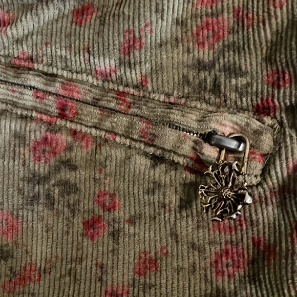 Maison Scotch Floral Print Corduroy Pants Size 31 - Picture 13 of 16